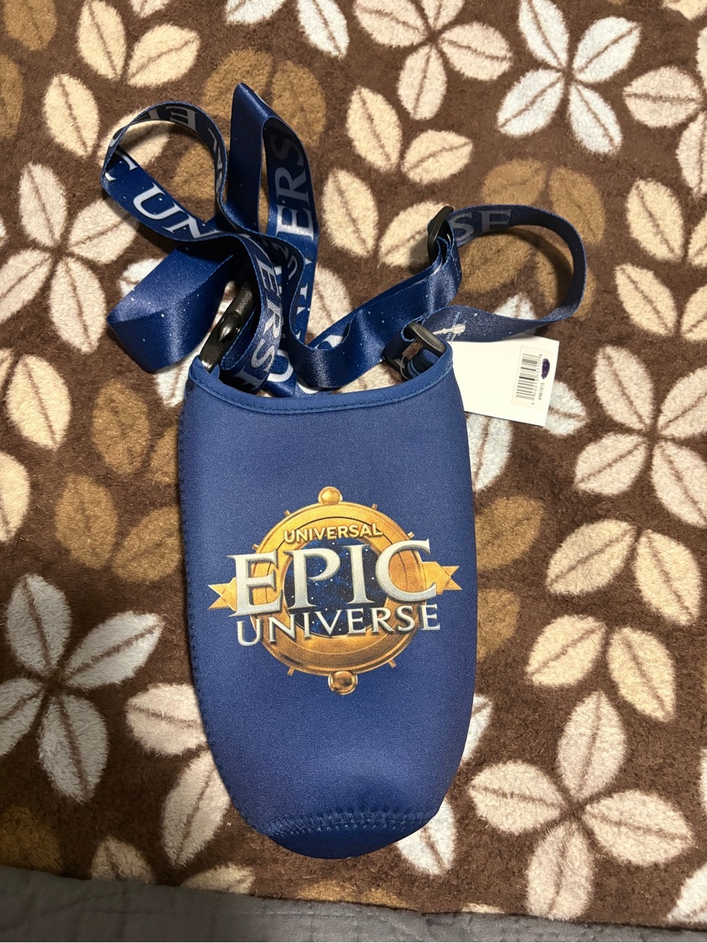 Universal Epic Universe Navy Blue Kids One-Piece Bottle Carrier